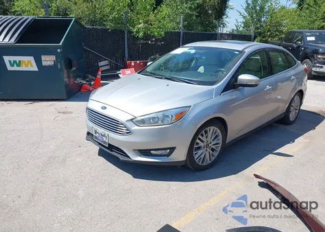 2017 Ford Focus Titanium из США, поврежденный, VIN 1FADP3J27HL207032
